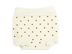 Lil Atelier sandshell ladybug baby swim trunks